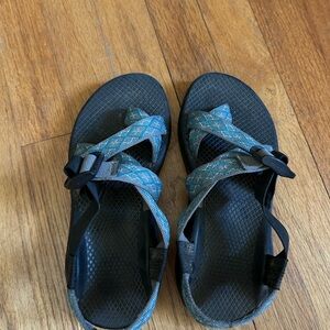 Chaco Black and Blue Women's Sandals